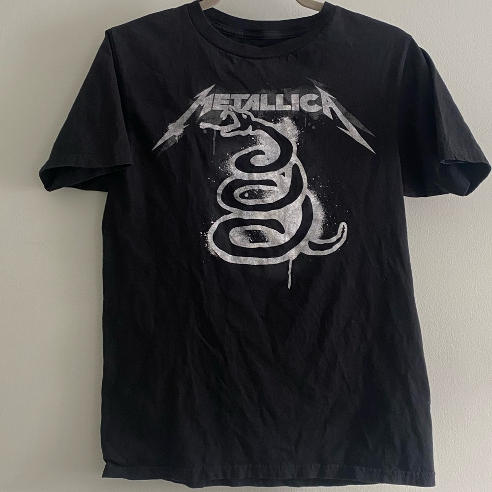 Metallica Black Album tee shirt